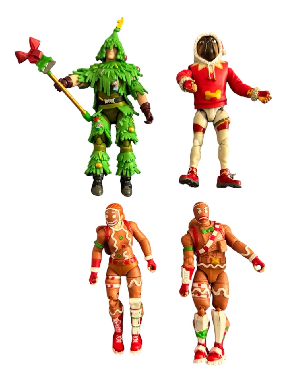 Fortnite 4-inch Holiday Themed Action Figures By Jazwares
